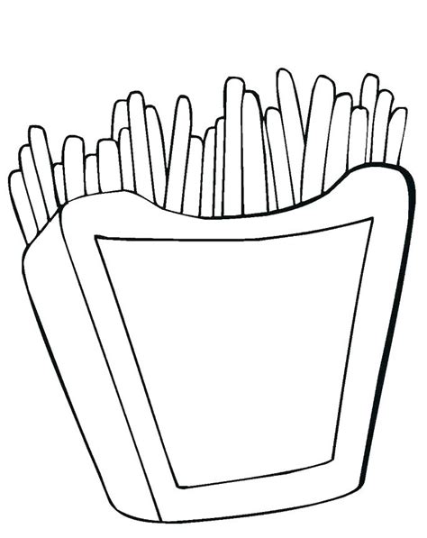 French Fries Coloring Pages at GetColorings.com | Free printable