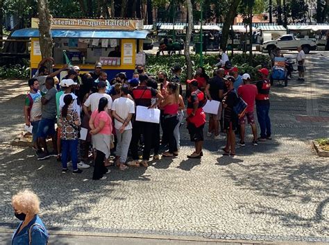 Vendedores Ambulantes Fazem Protesto No Centro De Juiz De Fora Zona