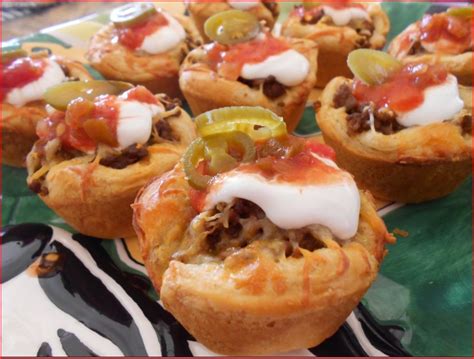 I do that for all of my bread/crust recipes because, this way, it is a lot less time consuming to get the right texture. Best Appetizer Recipes - Pillsbury Grands Taco Cups ...