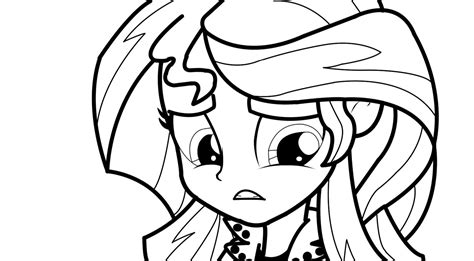 Play my little pony princess sunset shimmer coloring page online. Sunset Shimmer Coloring Page at GetColorings.com | Free ...