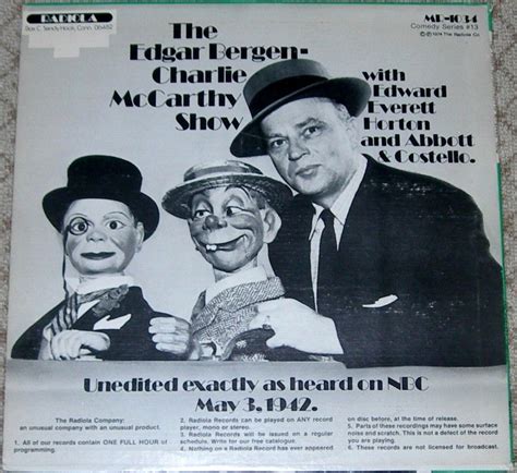 Pictures Of Edgar Bergen