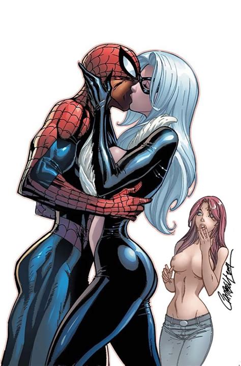 Felicia Hardy Kissing Spider Man Black Cat Nude Pussy Pics Luscious Hentai Manga And Porn