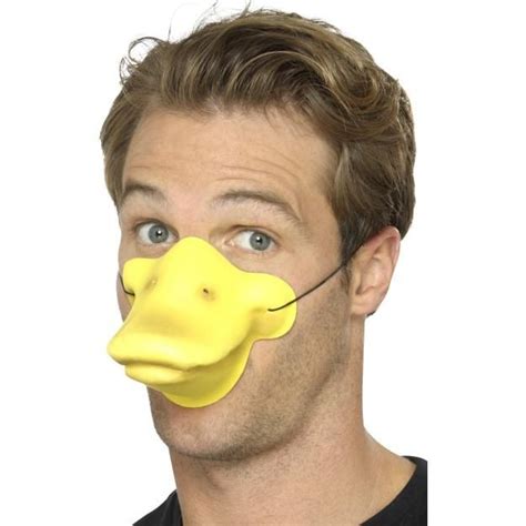 Duck Fancy Dress Mens Fancy Dress Beak Mask Duck Costumes Yellow