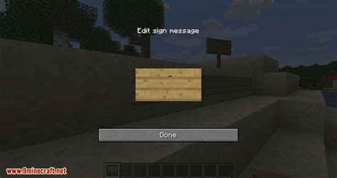 Better Signs Mod 1181 1165 Edit Existing Signs 9minecraftnet