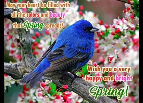 Bright And Coloful Spring Ahead Free Magic Of Spring Ecards 123 Greetings