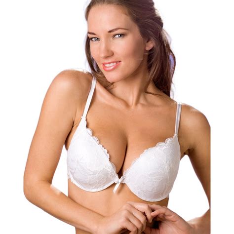 ladies camille lingerie white push up gel booster padded womens bra