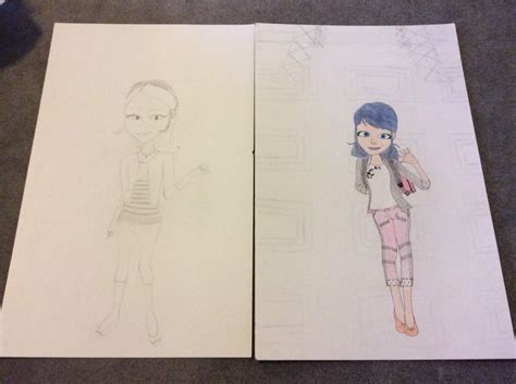 Chloé And Marinette Drawing Miraculous Amino