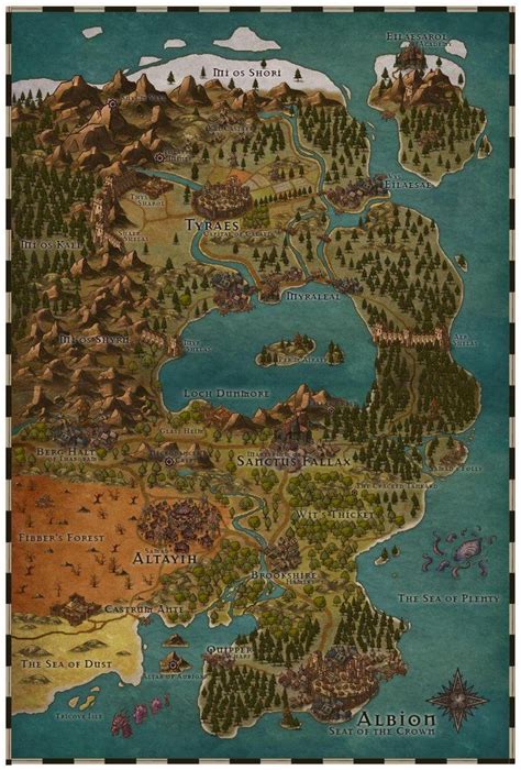 Expanded My Last Map Province Of Albion From Inkarnate Album In