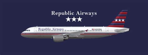Republic Airways Livery 1988 1997 Fayat Logolivery Design Gallery