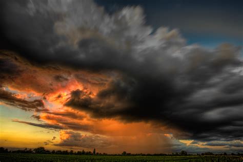 Storm Clouds Awesome Colour Wide Screen Wallpaper 1080p2k4k