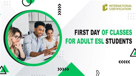 First Day Of Classes For Adult Esl Students Youtube