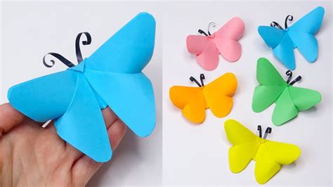 Diy Paper Crafts Paper Butterfly Youtube