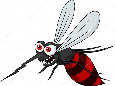 Angry Mosquito Cartoon — Stock Vector © Tigatelu 23051650