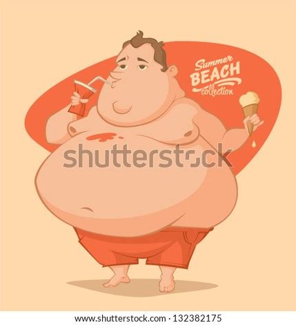 Fat Guy Stock Vector Royalty Free Shutterstock