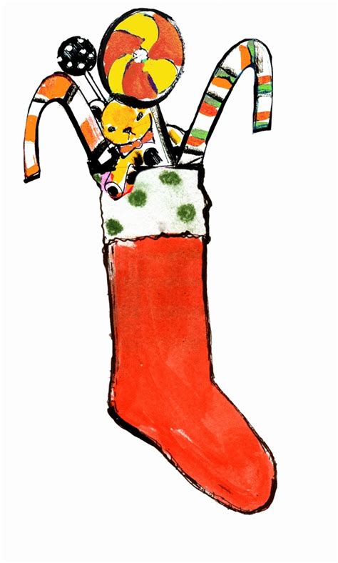 We've been in the candy business. Christmas stocking filled with teddy bear and candy canes Stock Images