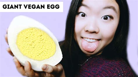 Diy Giant Vegan Hard Boiled Egg Tastes Like Egg Vegan Eggs Hard