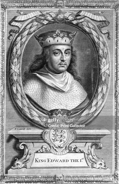 Edward I Of England Portrait Of King Edward Who Reigned 1272 1307
