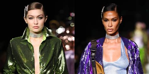 Gigi Hadid Models Bold Jewel Colors For The Tom Ford Fashion Show With