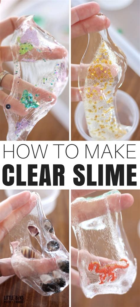 How To Make Clear Slime Without Borax And Contact Solution