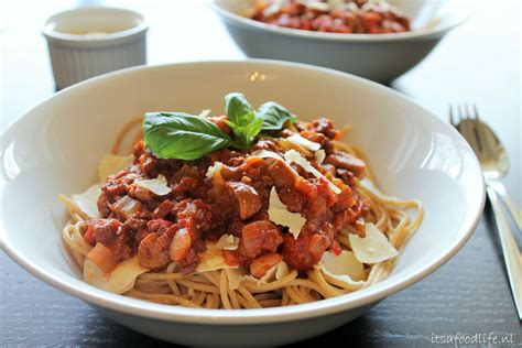 Recept Voor Spaghetti Met Bolognesesaus It S A Food Life