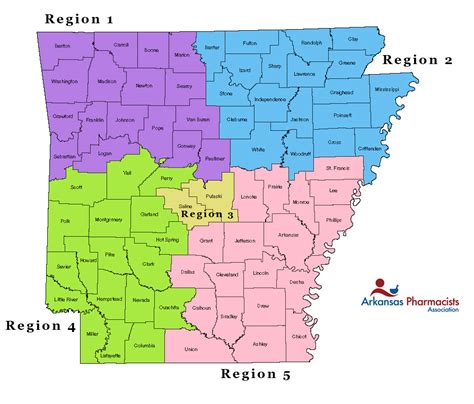 Regions Of Arkansas Map Time Zones Map