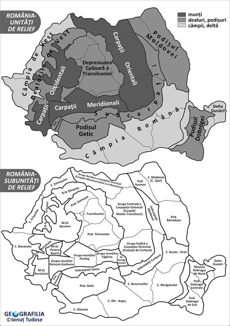 Harta Muta Romania Relief