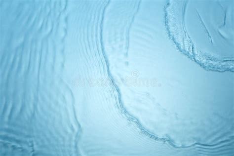 Blue Clear Water With Many Waves Stock Image Image Of Horizontal