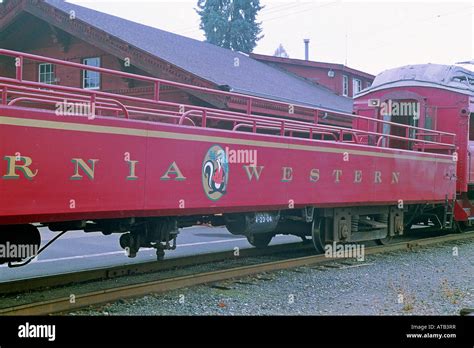 Open Passenger Coach The Skunk Train Willits Mendocino County