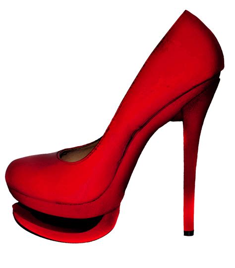 Red High Heels Shoes Feminine Free Image Download