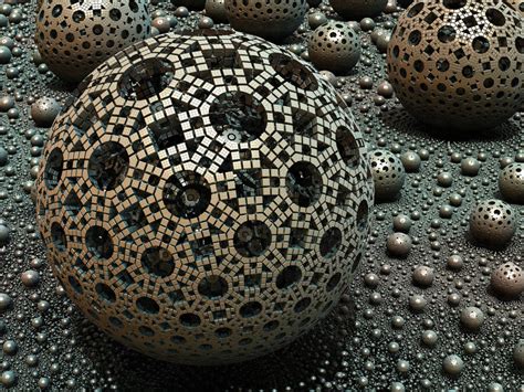 Fractal Of Spheres By Cyrilleguedon On Deviantart Geometry Pattern