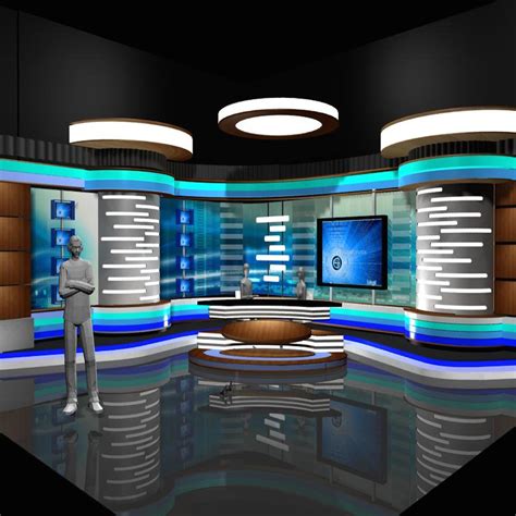 News Room Studio 002 3d Model Buy News Room Studio 002 3d Model