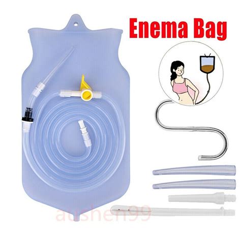 Enema Reusable Bag Kit Colon Cleansing Irrigation Home Water Coffee