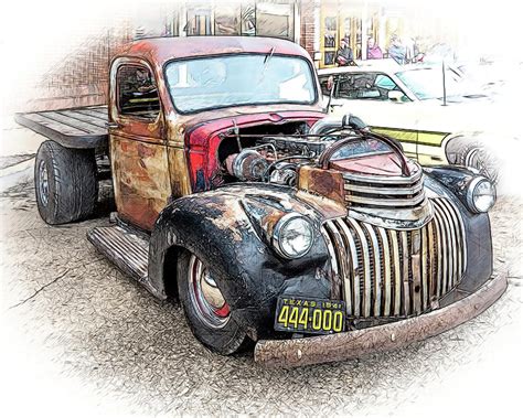 Old Rat Rod Truck Photograph By Wayne Brumley Fine Art America