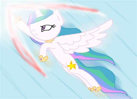 Princess Celestia Flying Up By Pw Lovehearts 16 On Deviantart