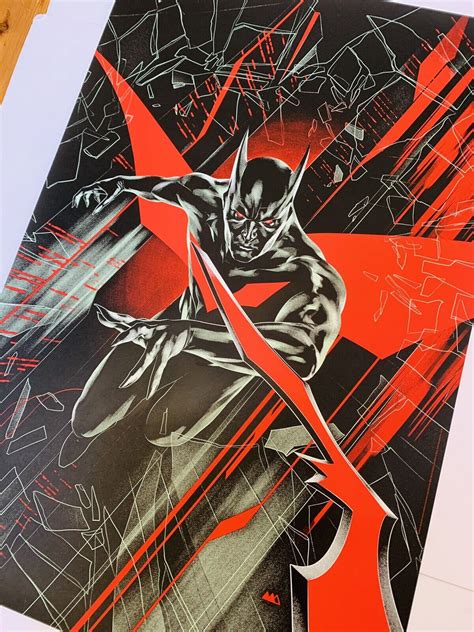 Martin Ansin Batman Beyond Poster Comic Book Cover Print D Of 225 Dc