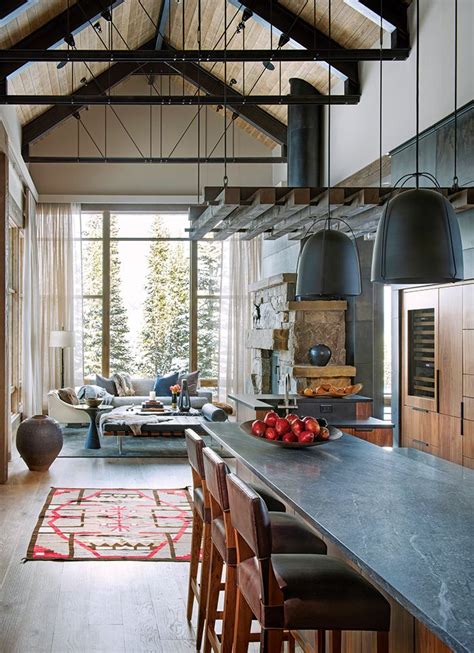 Transparency And Light In A Montana Home Mountain Home Interiors