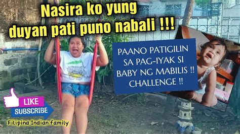 Pa Tigilin Si Sushmita Sa Pagiyak Ng Mabilisan Challenge Nagduyan