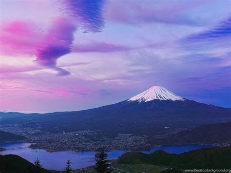 Mount Fuji Honshu Island Japan Wallpapers Desktop Background