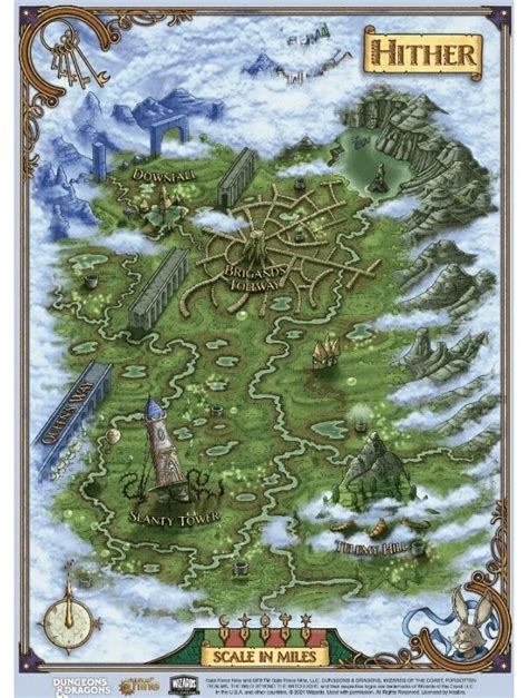 Dungeons And Dragons The Wild Beyond The Witchlight Map Set