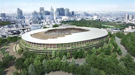 It is located in central tokyo and will be the scene of the opening ceremony on july 24, 2020. Kengo Kuma's Tokyo 2020 Olympic Stadium Begins ...