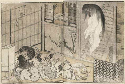An Old Drawing Of Two Women Sitting On The Floor In Front Of A Caged Area