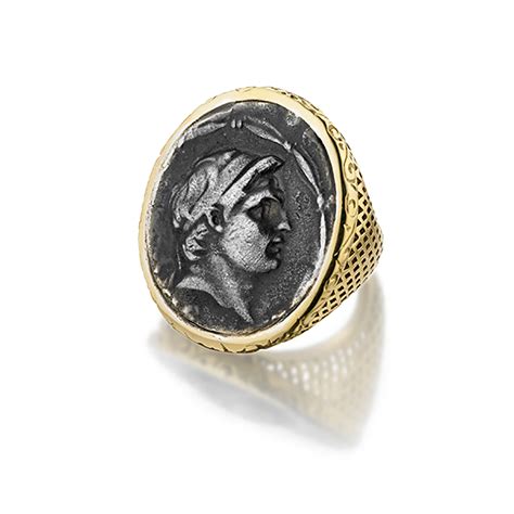 Signet Coin Ring Ray Griffiths Fine Jewelry