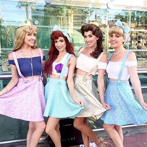 Pin For Later 37 Creative Disney Princess Group Costumes Disneybounding Princesses Halloween