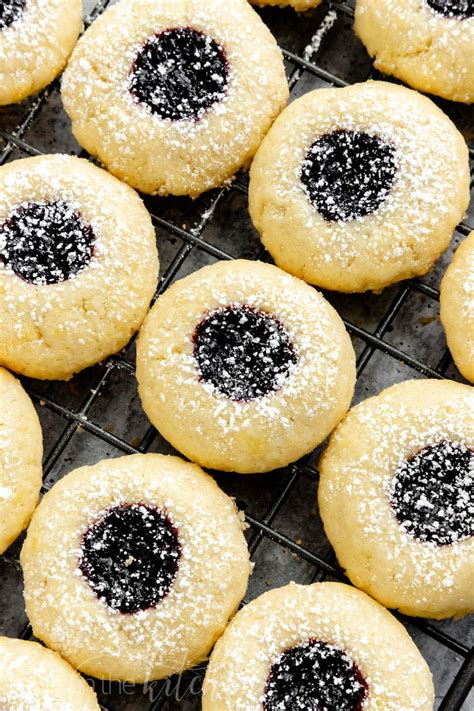 Jam Filled Thumbprint Cookies Olga In The Kitchen
