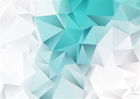 Low Poly Design With Teal And Silver Colours 267546 Vector Art At Vecteezy