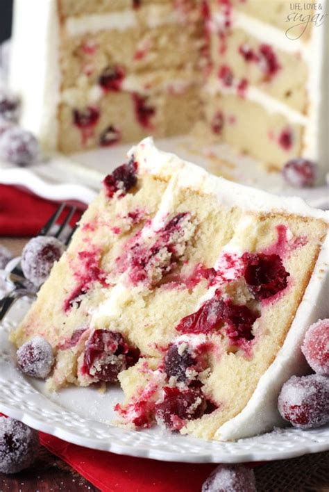 sparkling cranberry white chocolate cake life love and sugar