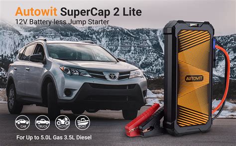 Autowit Supercap 2 Lite 12v Batteryless Jump Starter Up To