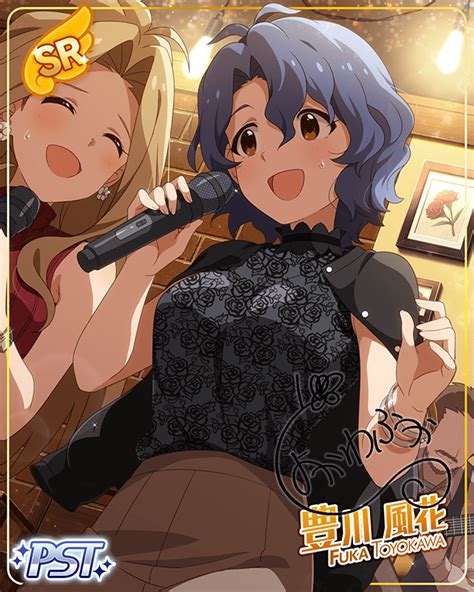 Safebooru Blue Hair Blush Brown Eyes Character Name Dress Idolmaster Million Live Theater