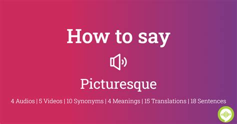 How To Pronounce Picturesque