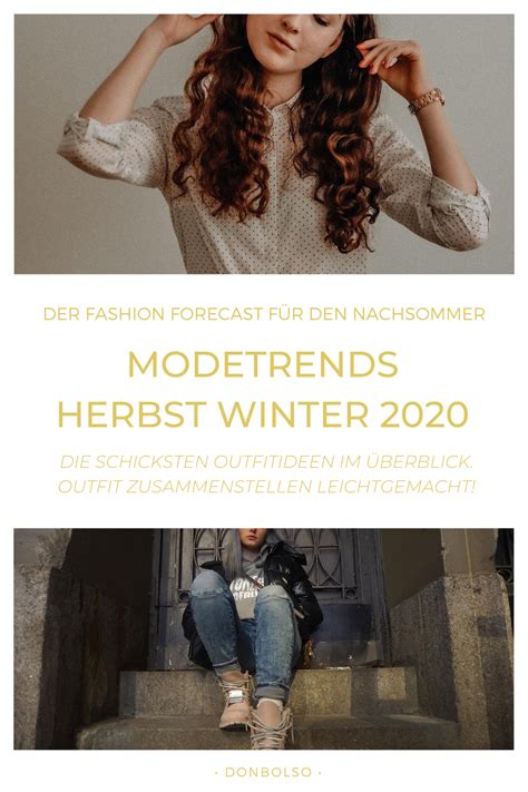 Modetrends Herbstwinter 20202021 Fashion Forecast Modetipps Und Co